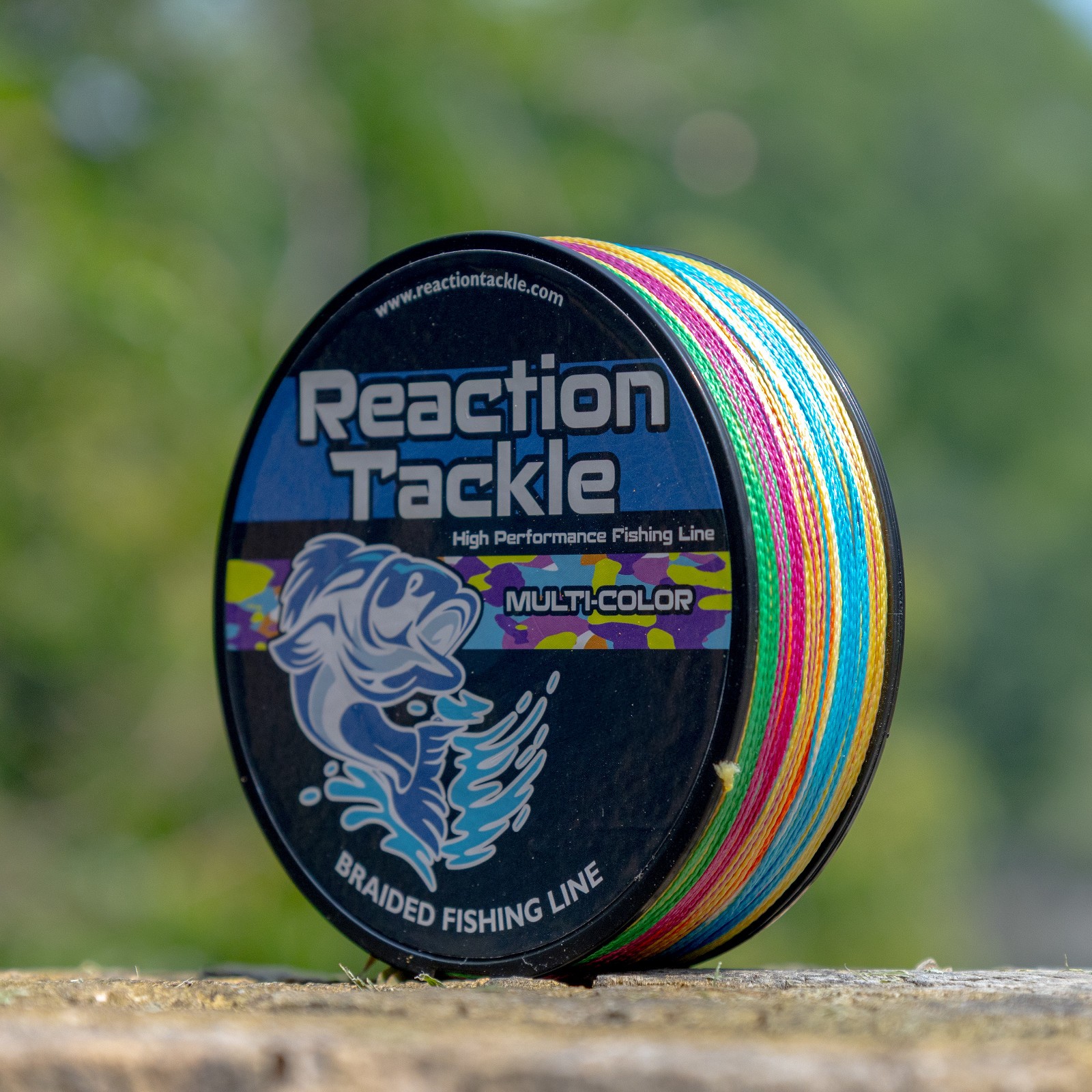 Reaction Tackle High Performance Braided Fishing Line / Braid – Multi-Color