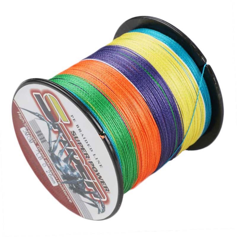 Spider 14 Colors Power PE Dynema Braided Fishing Line 300M/328yds 6LB-300LB
