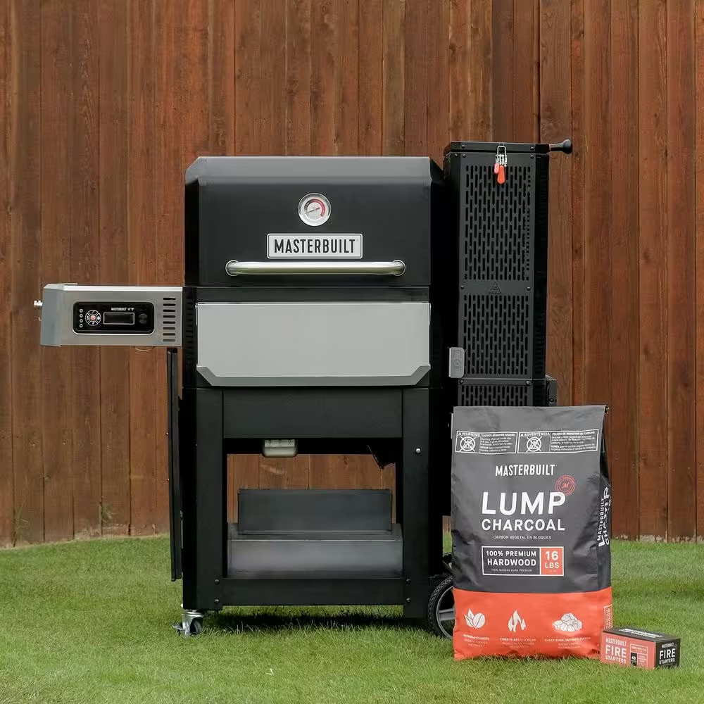 16 Lbs Bags Lump Charcoal for Masterbuilt Gravity Series Grill + Smoker (2-Pack)