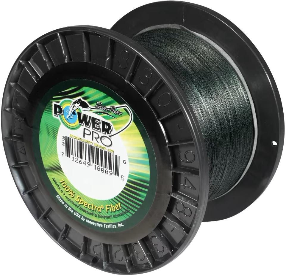 Power Pro Spectra Braided Fishing Line 15 Lb 3000 Yd Green Low Stretch