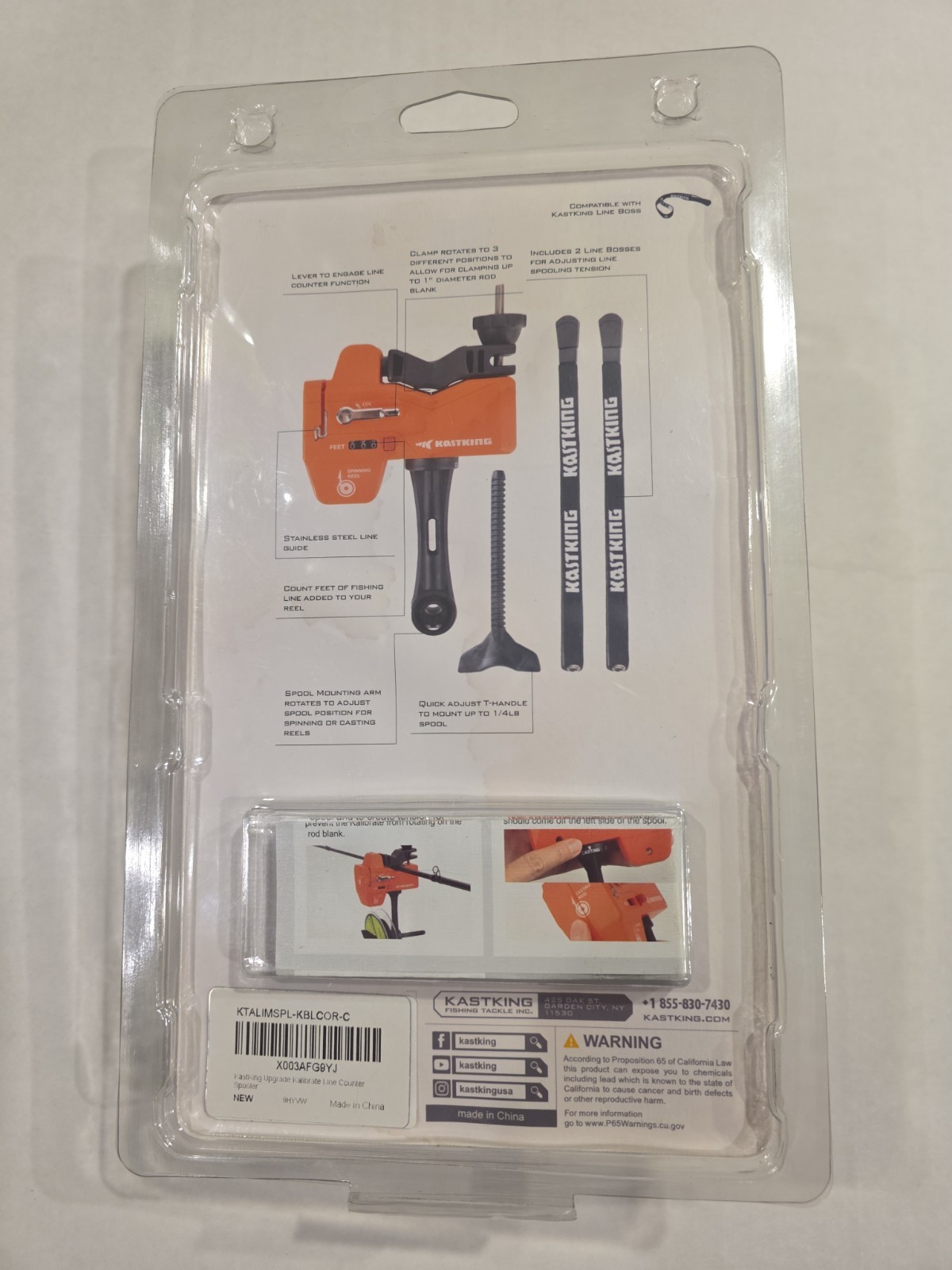 KastKing Kalibrate Fishing Line Spooler – W/Line Counter