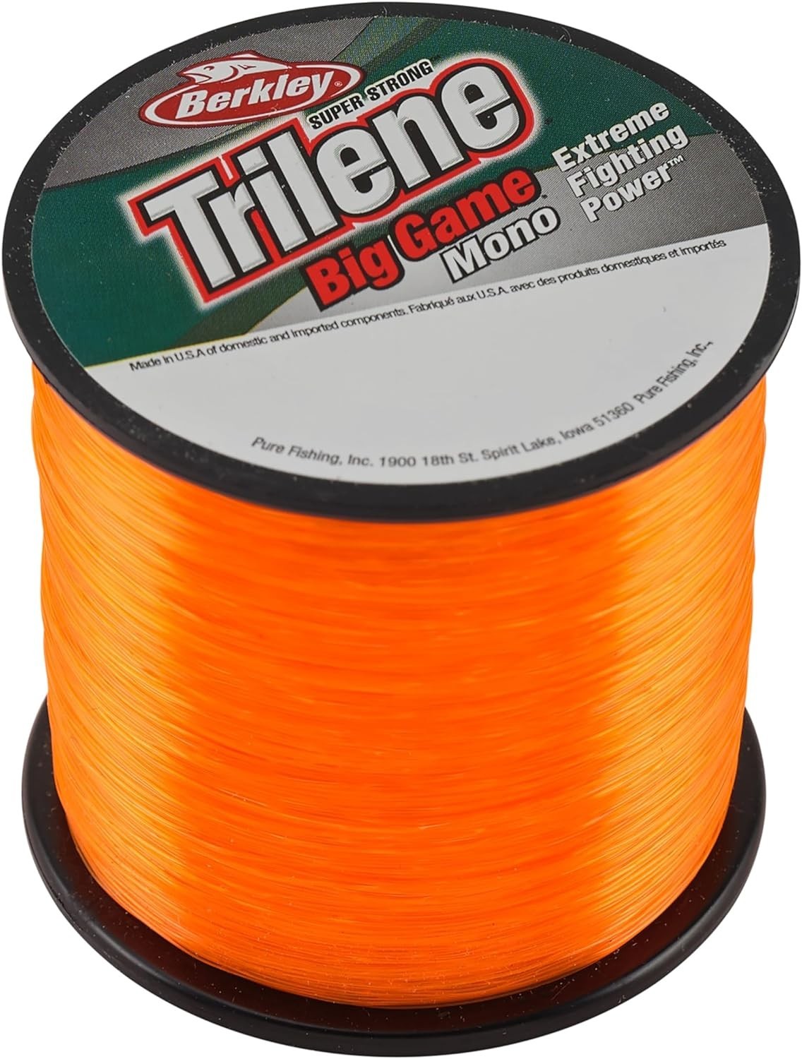 High-Visibility 25lb Trilene Big Game Fishing Line – 595yd Durable Monofilament