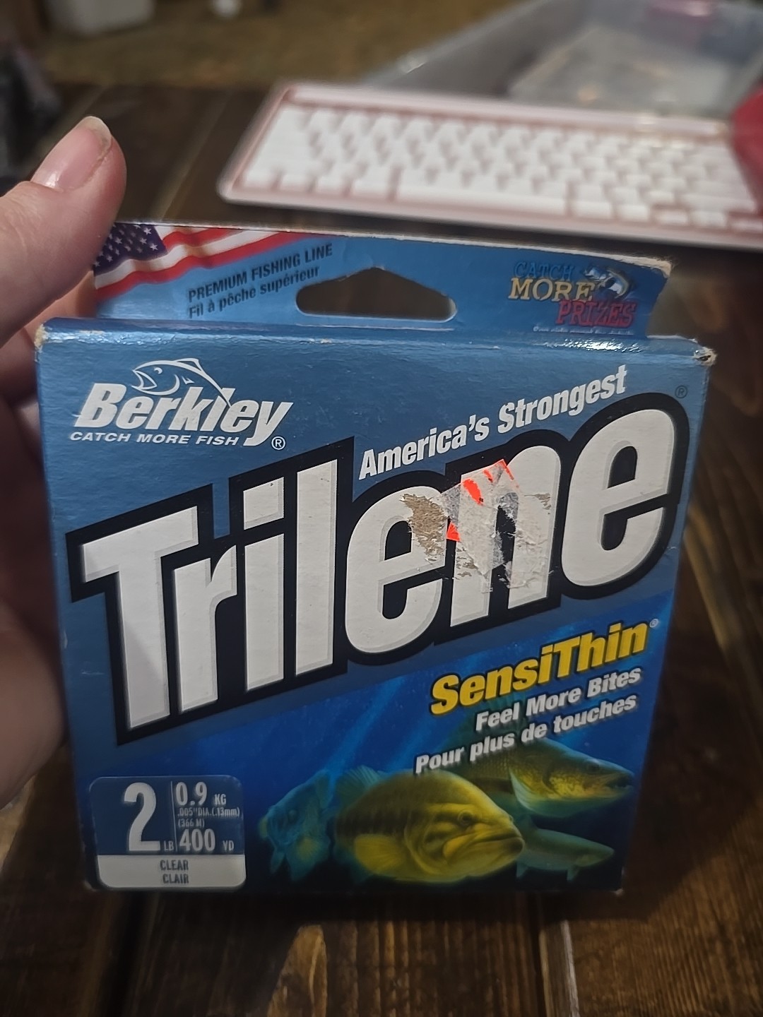 Trilene 2 Lb XT Fishing Line 400 Yards CLEAR
