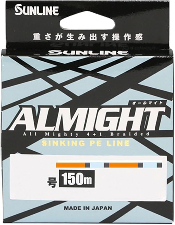 SUNLINE High Specific Gravity Sinking PE Line ALMIGHT Series　150ｍ