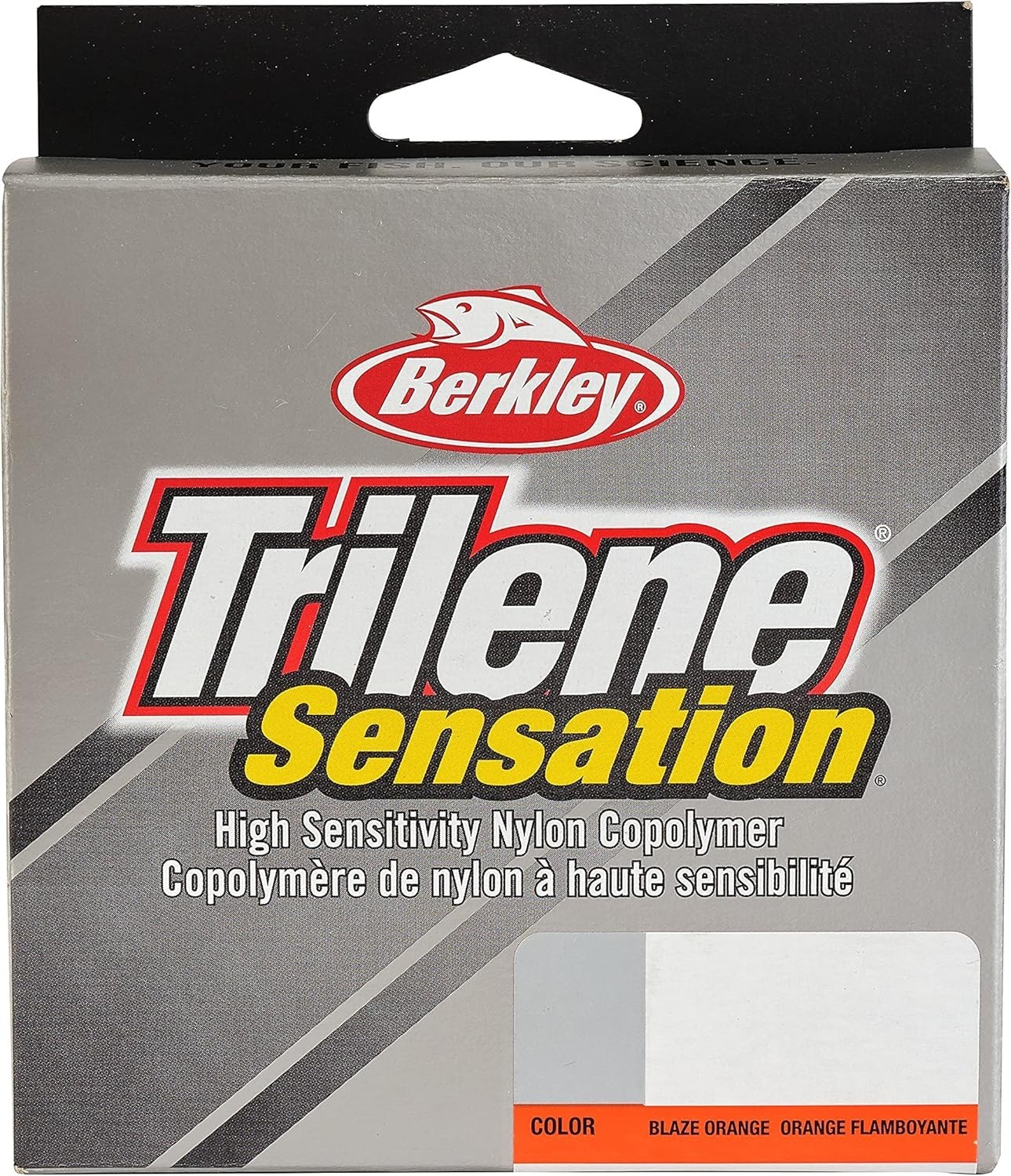 High-Visibility Blaze Orange Fishing Line from Trilene: 6lb, 330yd Monofilament