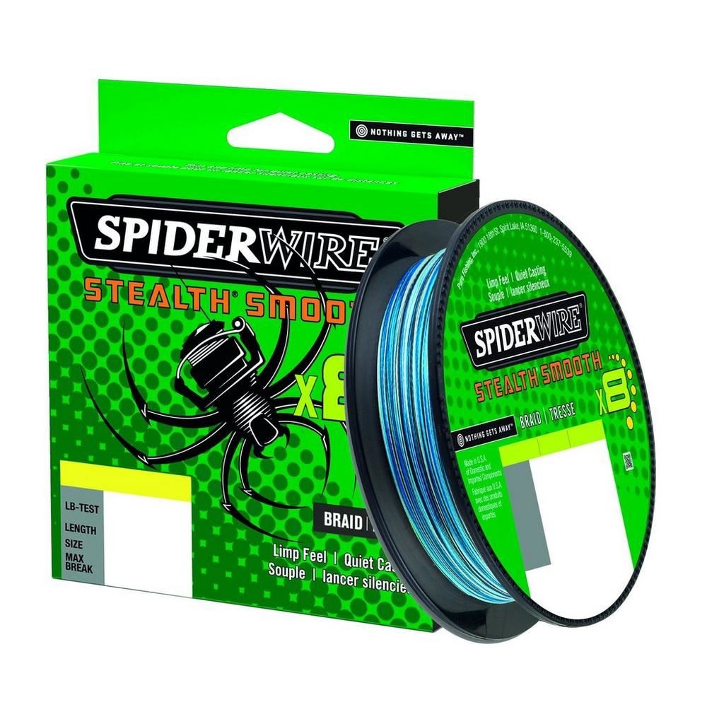 Spiderwire Stealth Smooth Carrier 8 Braid Blue Camo