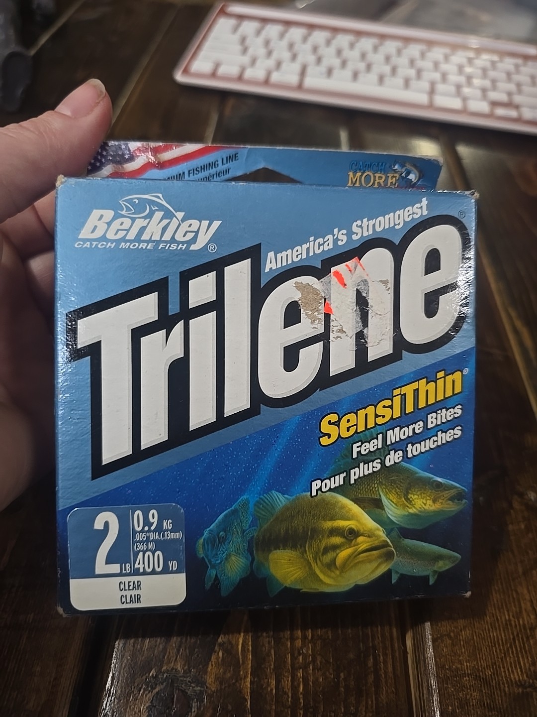 Trilene 2 Lb XT Fishing Line 400 Yards CLEAR