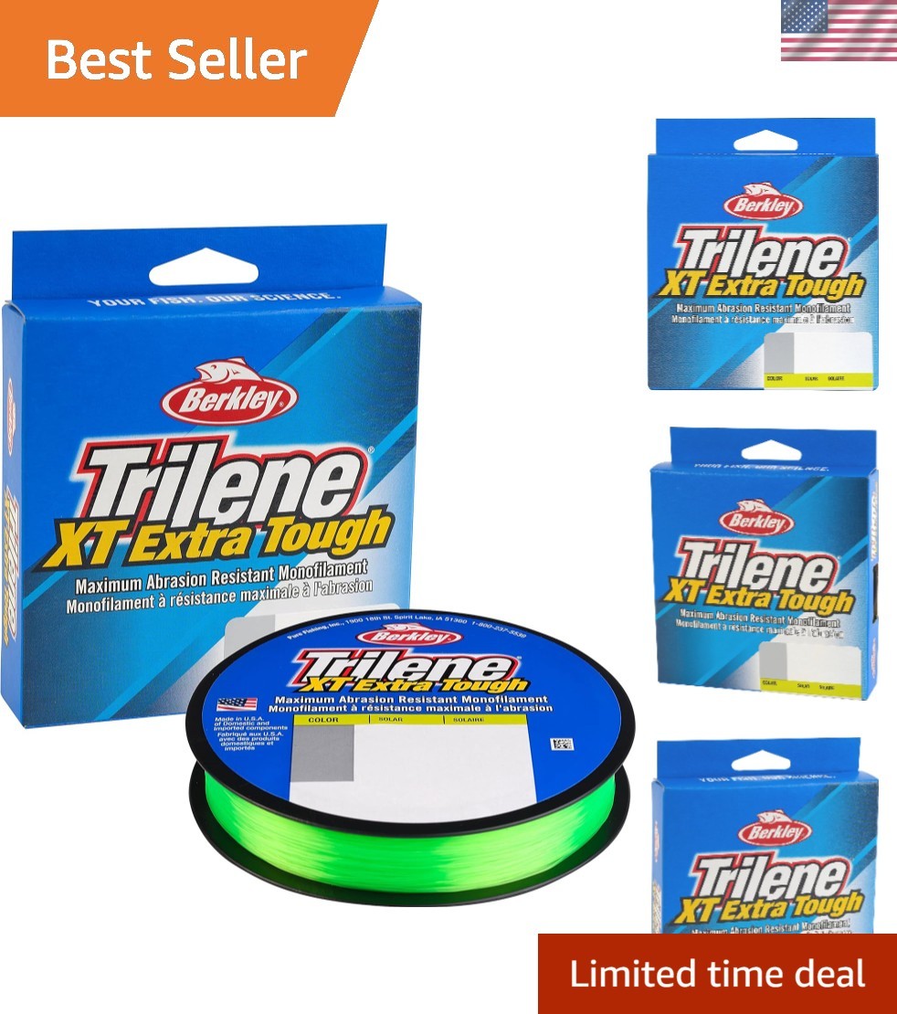 Trilene XT Solar Monofilament Fishing Line – 330yd, 8lb Strength & Flexibility