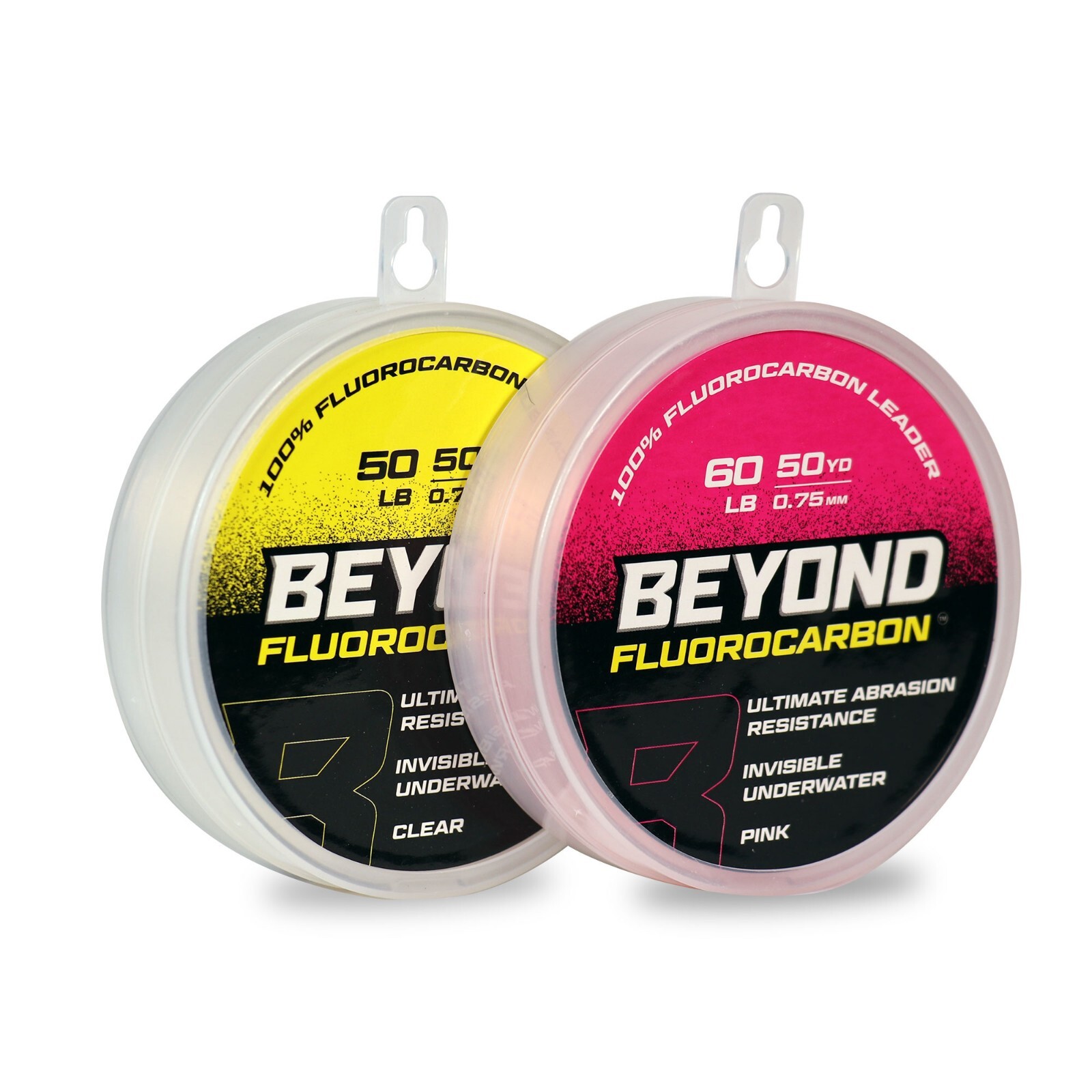 Beyond Fluorocarbon Leader Fishing Line – 100% Pure Fluorocarbon 50 Yard Spool