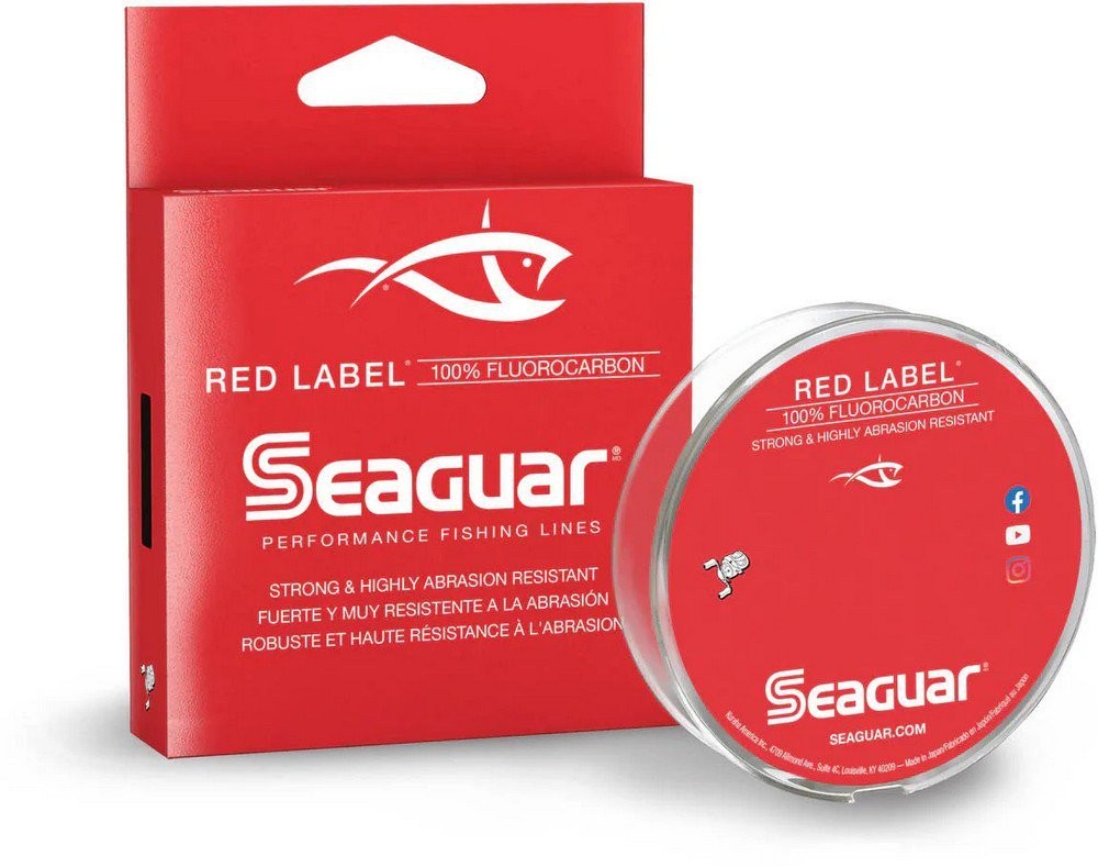 Seaguar Red Label Fluorocarbon Fishing Line 250 yd Clear 4 lb – 04RM250
