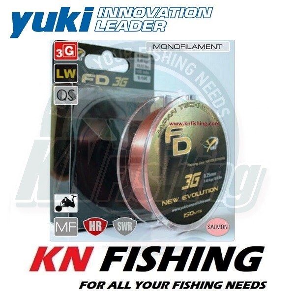 YUKI FD 3G EVOLUTION Super Monofilament Fishing Line 300m 0.185mm-0.45mm