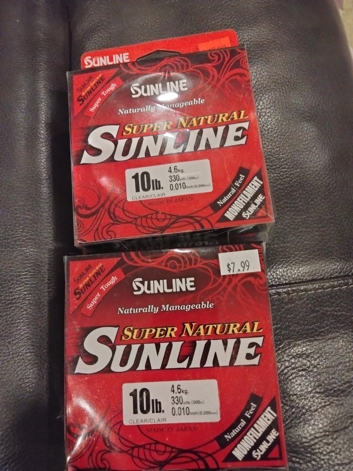 Sunline Fishing Line – Super Natural Monofilament Clear 330 Yard 10t Lb 2 packs