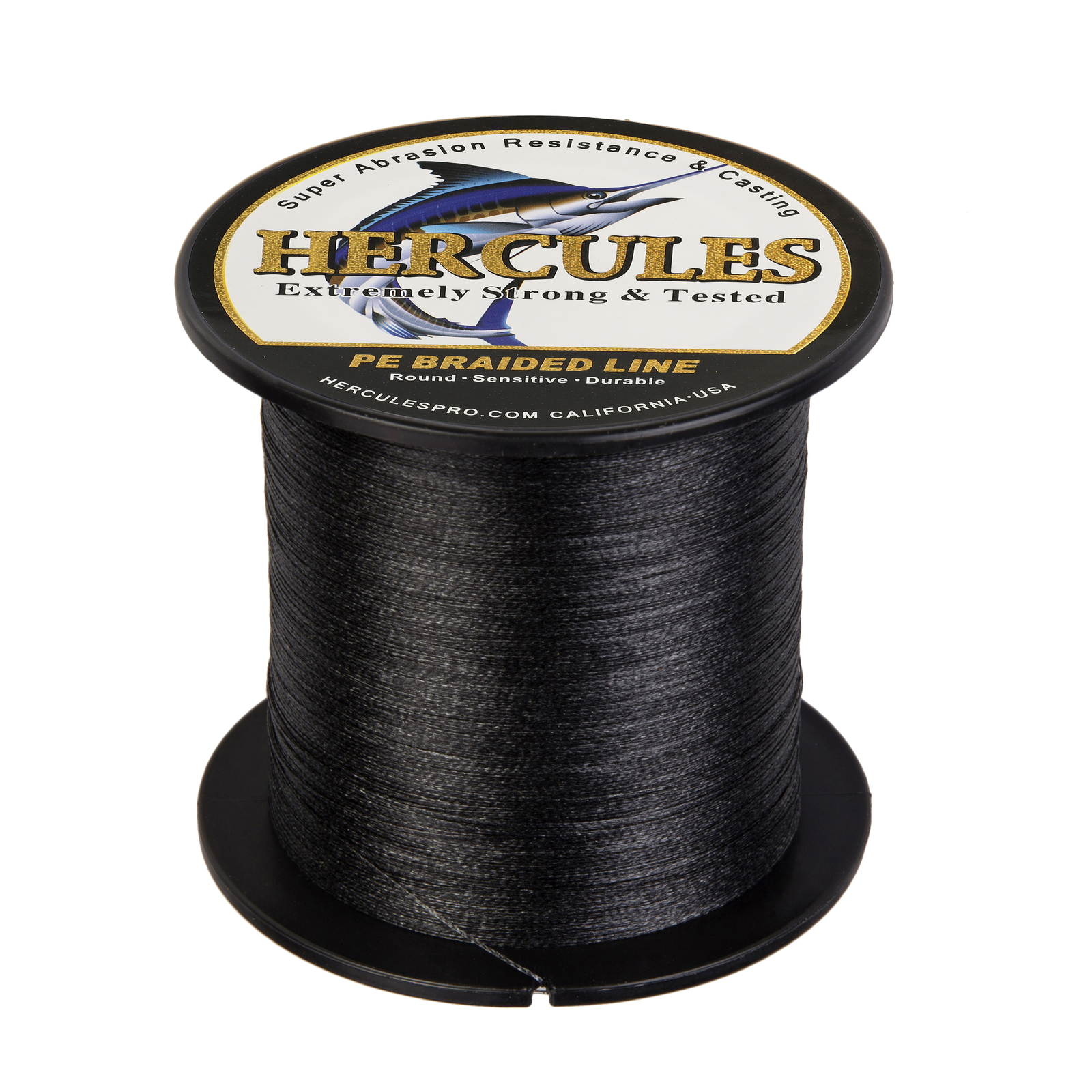 HERCULES 300M 500M 1000M Weave Black 4 8 Strands Braided Fishing Line 10-300LB