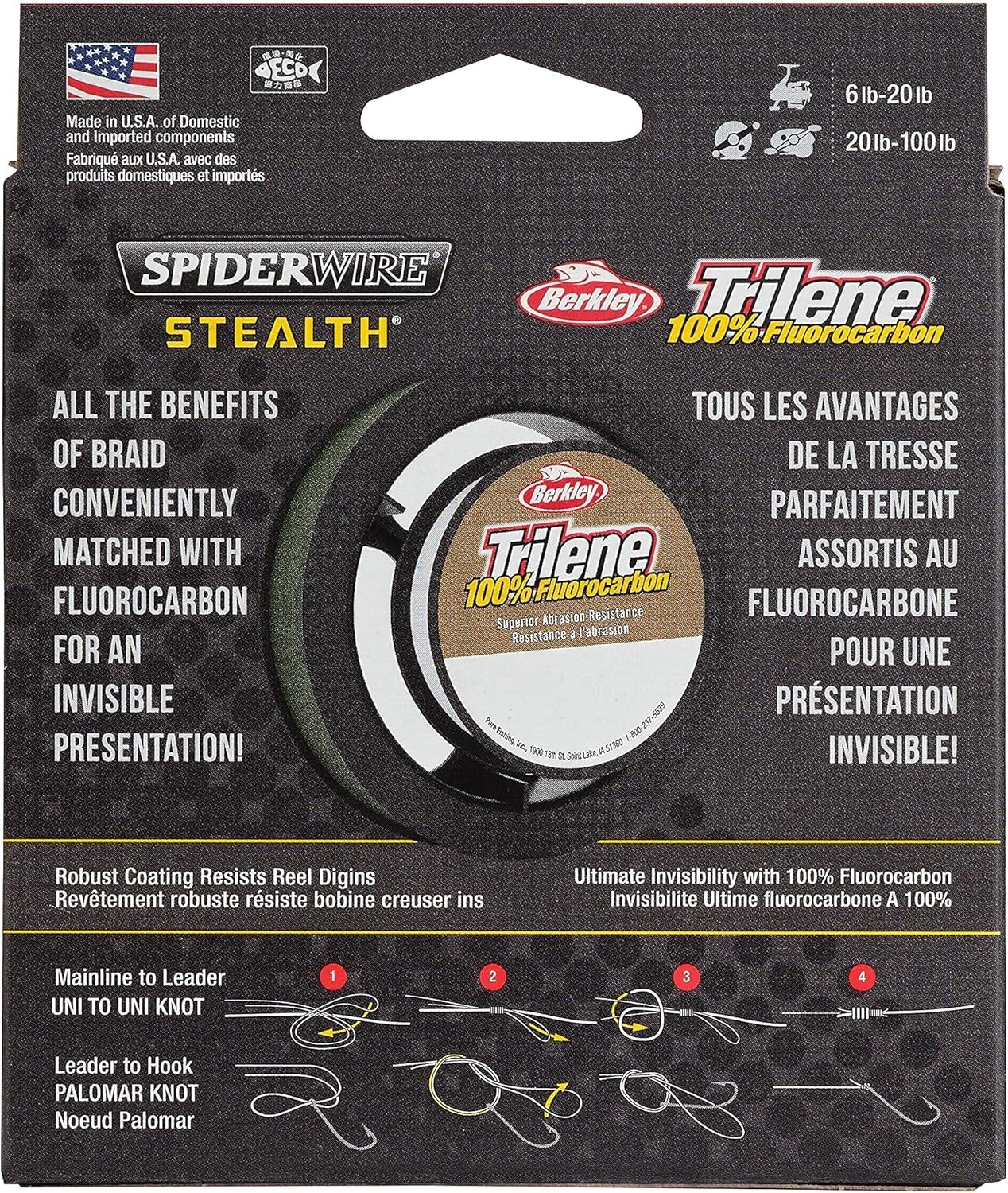 Ultracast Fluorocarbon 200-Yard Spool Clear, Pound 4