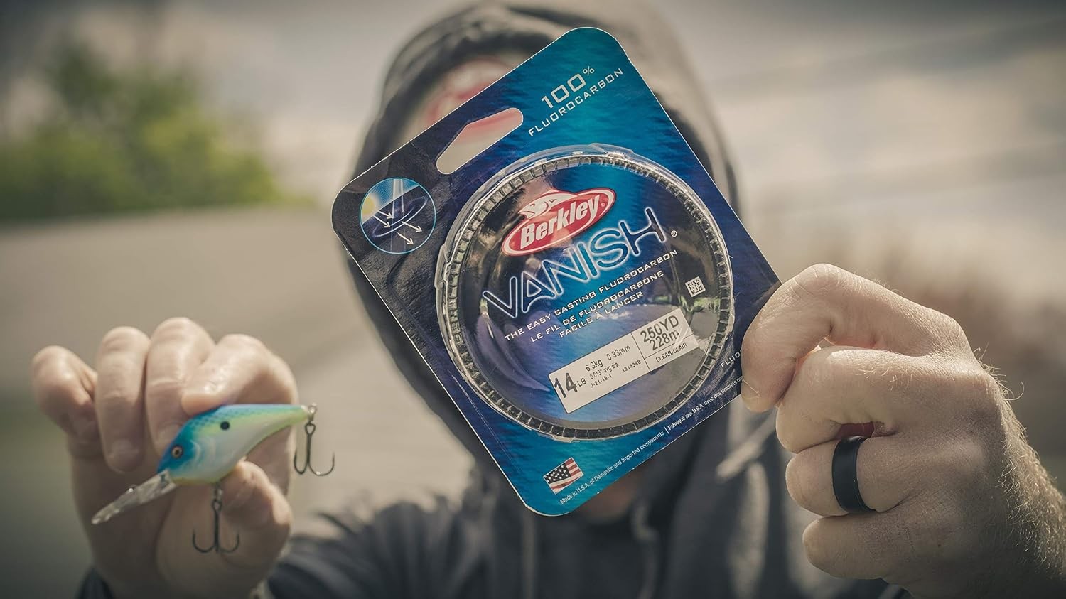 Berkley Vanish Fluorocarbon Fishing Line and Leader Material 3/4 lb Test
