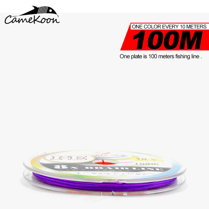 CAMEKOON Multifilament Fishing Line 8 Strands Strong PE Braided Sea Fishing Line