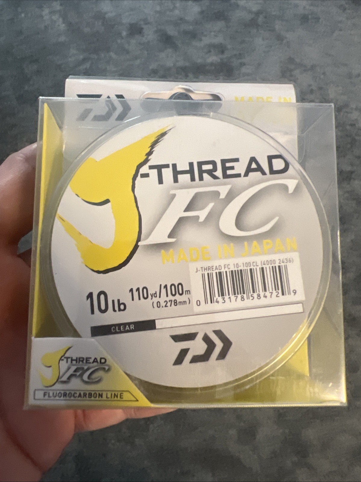 Daiwa J Fluoro 10 Lb – 110 Yd 100% Fluorocarbon Japanese Fishing Leader Line