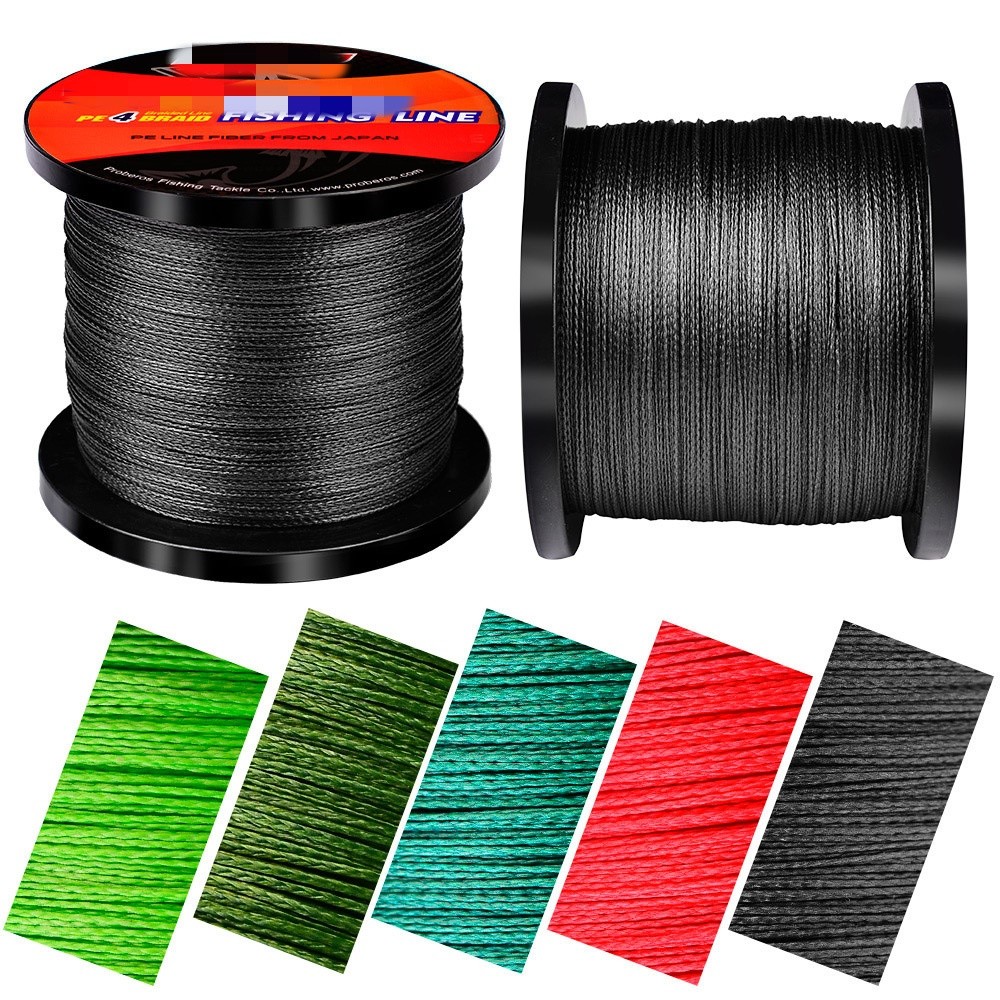 Braided Fishing Line PE 4 Strand Super Strong Multifilament 300M Sea Fishing