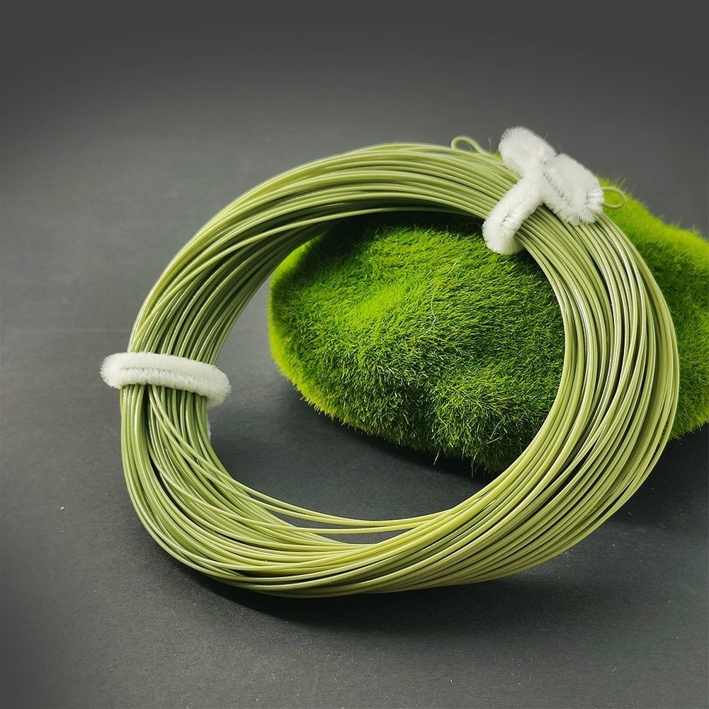 Moss Green WF Fly Line 100FT 3IPS Sinking Designed for Shallow Streams