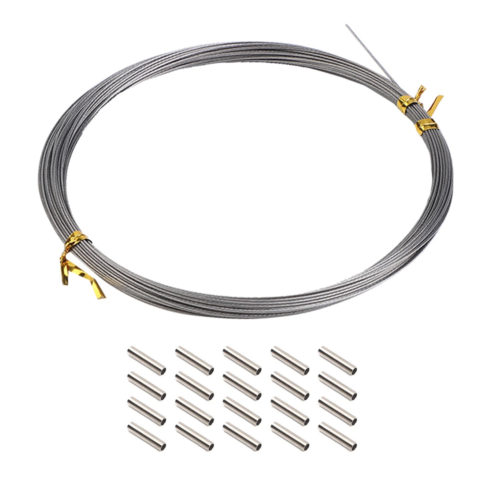 Saltwater Leader Wire Stainless Steel Fishing Wire with Multiple Test Strength