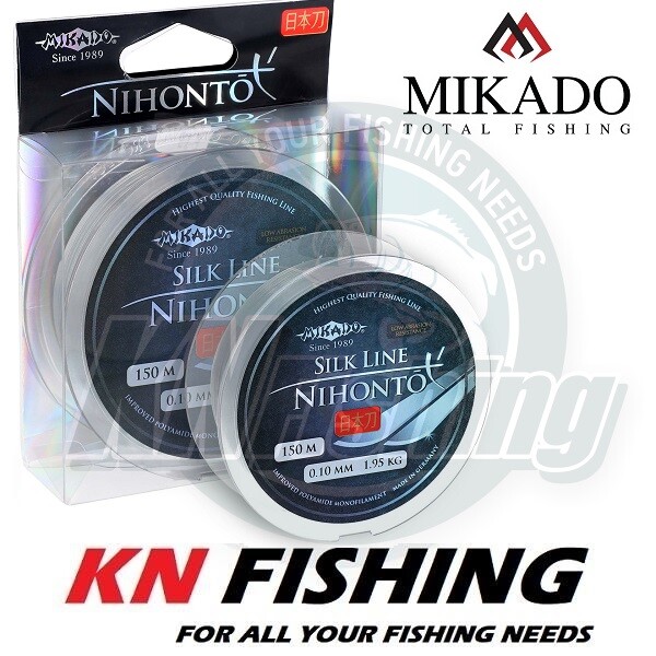 MIKADO NIHONTO SILK Monofilament Fishing Line 150m 0.16mm – 0.24mm