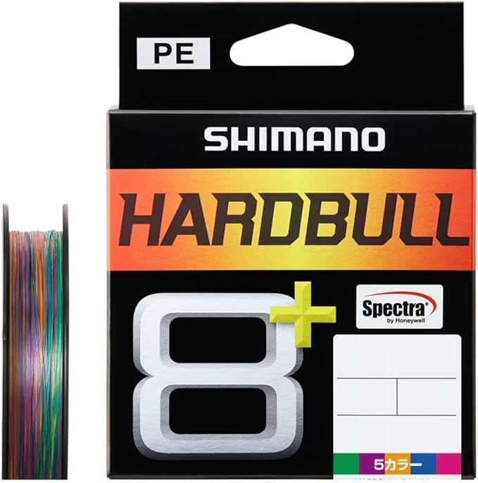 SHIMANO HARDBULL 8+ LD-M58X 150m PE Braided Line 10m x 5 colors