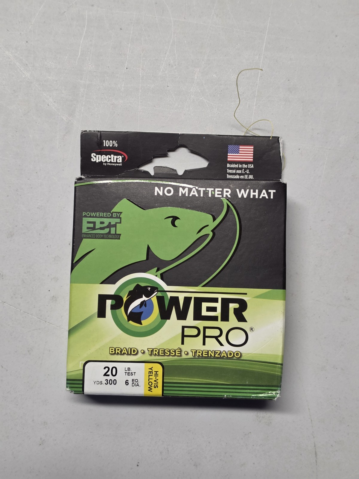 Power Pro Hi-Vis Yellow Braided Line 20lb 300yd