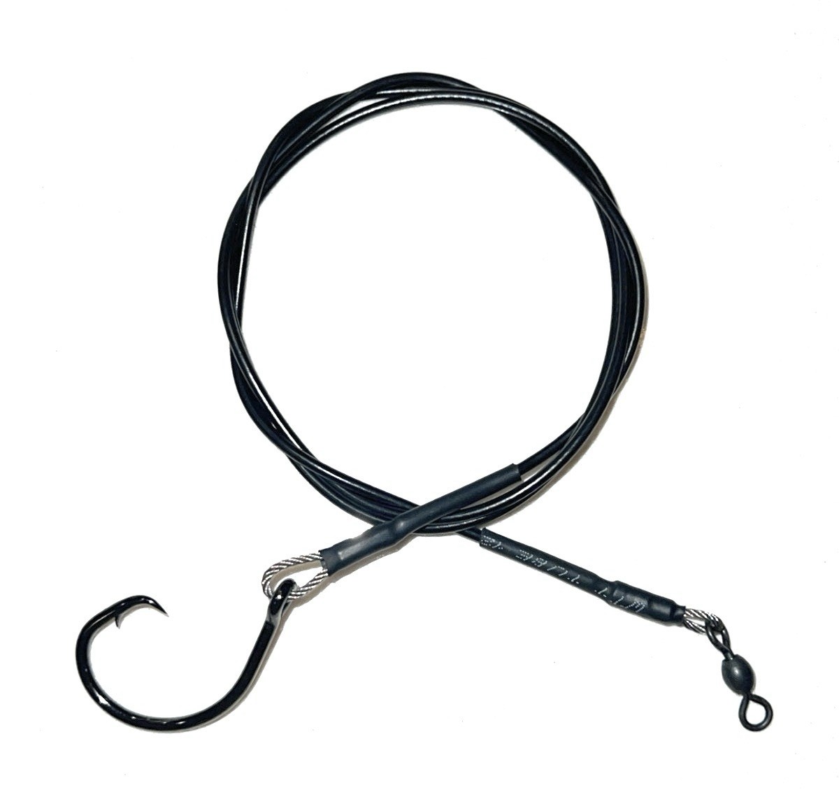 3′ Shark Fishing Rig Pre Tied with 10/0 NOAA Compliant Circle Hook Drone Ready