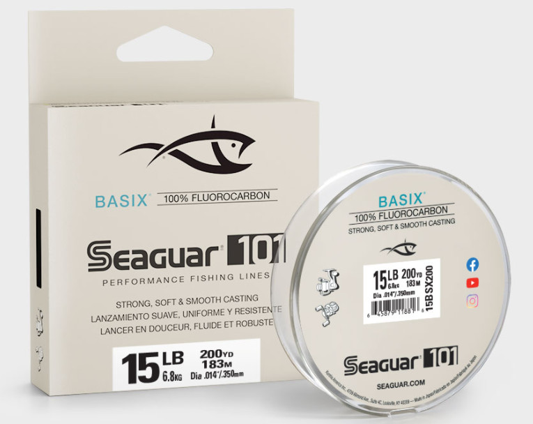 Seaguar Basix 100% Fluorocarbon Line (175-200 yd)