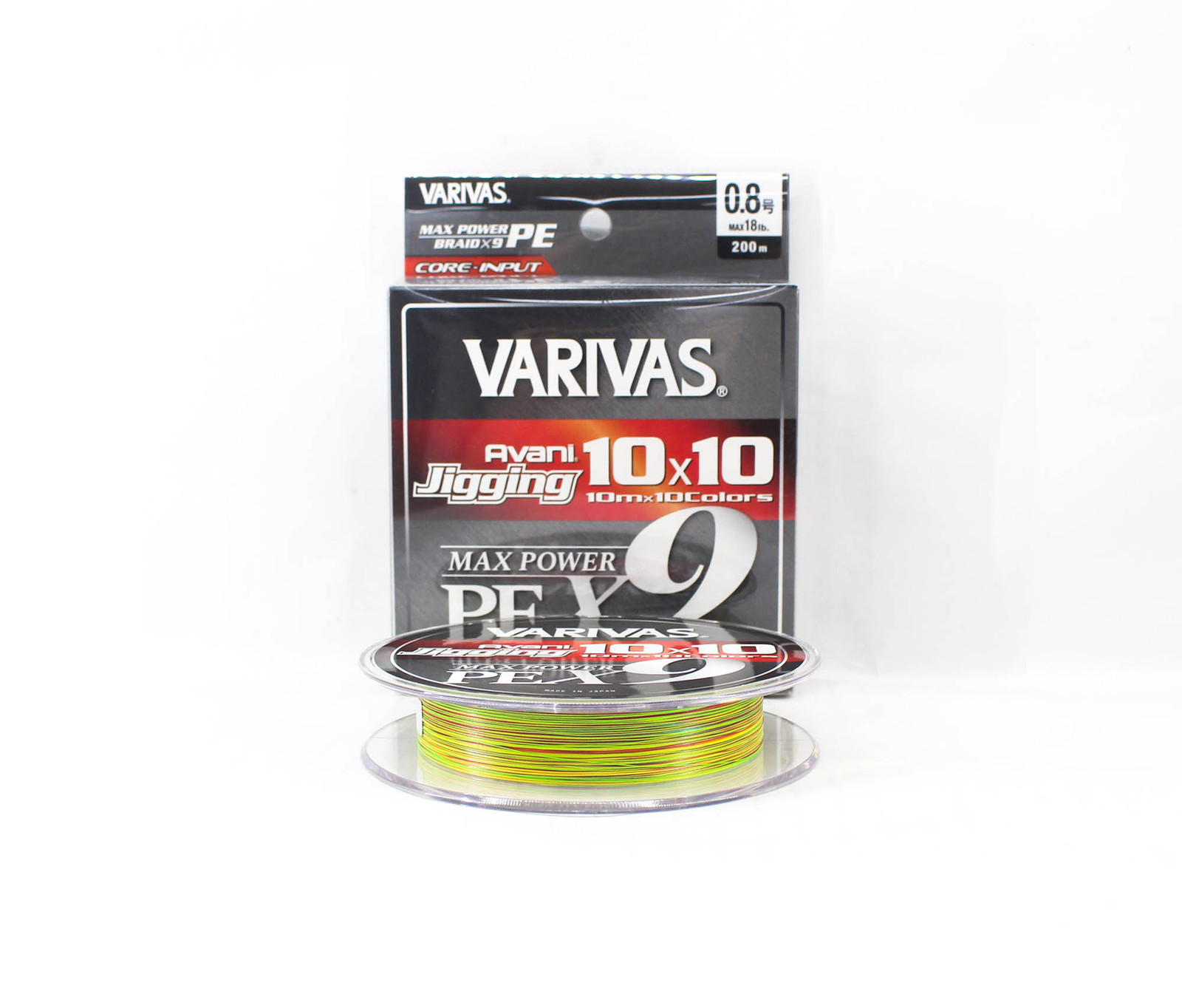 Varivas P.E Line Avani Jigging Max Power 10×10 X9 200m P.E 0.8 18lb (8645)