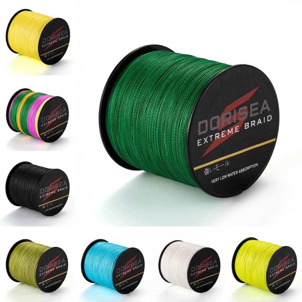 Dorisea 300M 6-300LB PE Dynema Extreme Braided Fishing Line Multifilament