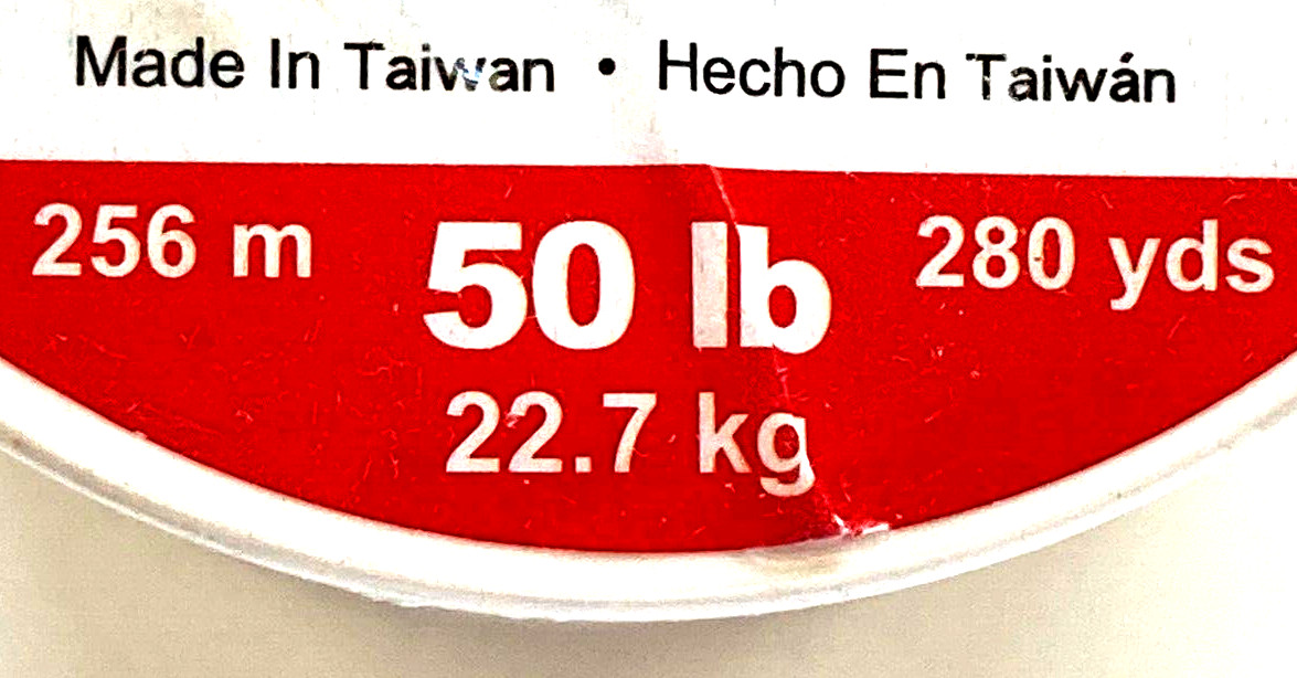 Eagle Claw Premium Fishing Line 50lb Test Clear 280 Yards Spool – Free Shipping