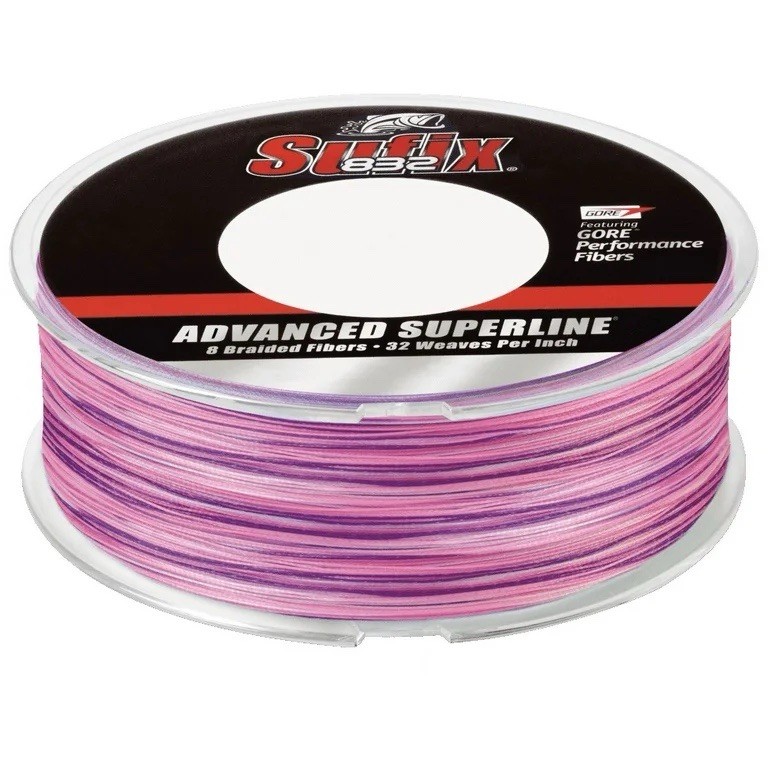 20 Spools Sufix 832 Advanced Superline 300yd, 6lb Test, Sunrise