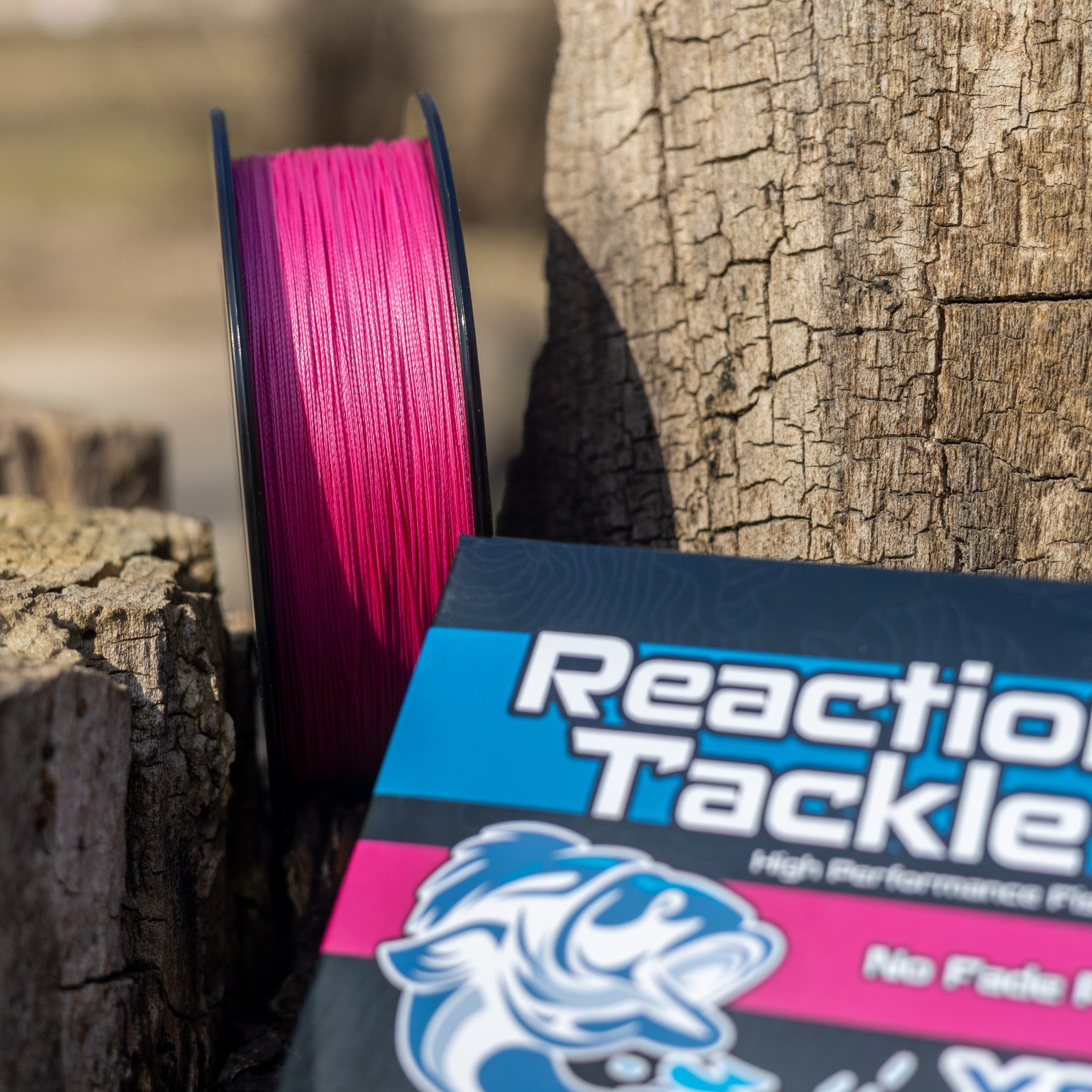 Reaction Tackle High Performance Braided Fishing Line – X8 No Fade Pink