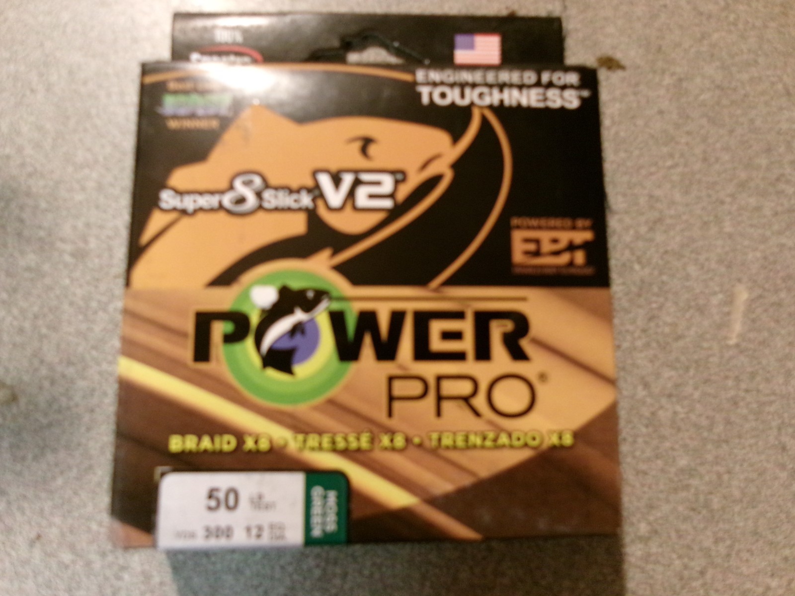 Power Pro Super Slick V2 Braid Fishing Line 50 lb Test 300 Yd moss green