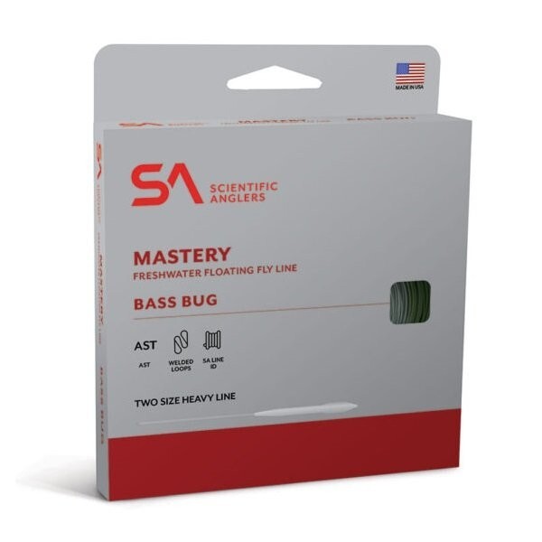 Scientific Anglers Mastery Bass Bug Fly Line – WF8F – Frog Green / Blue – 132244
