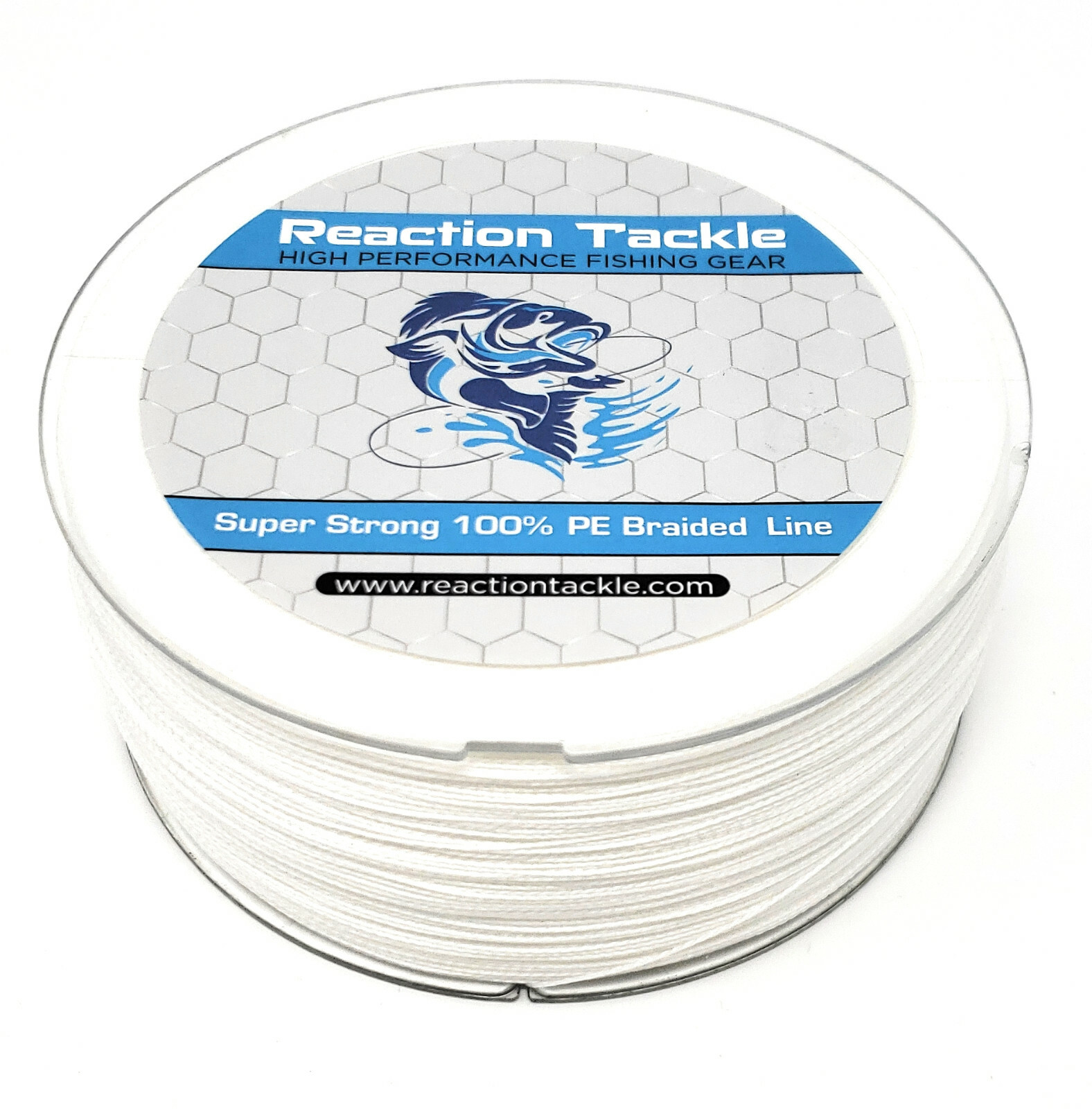 Reaction Tackle High Performance Braided Fishing Line / Braid – White