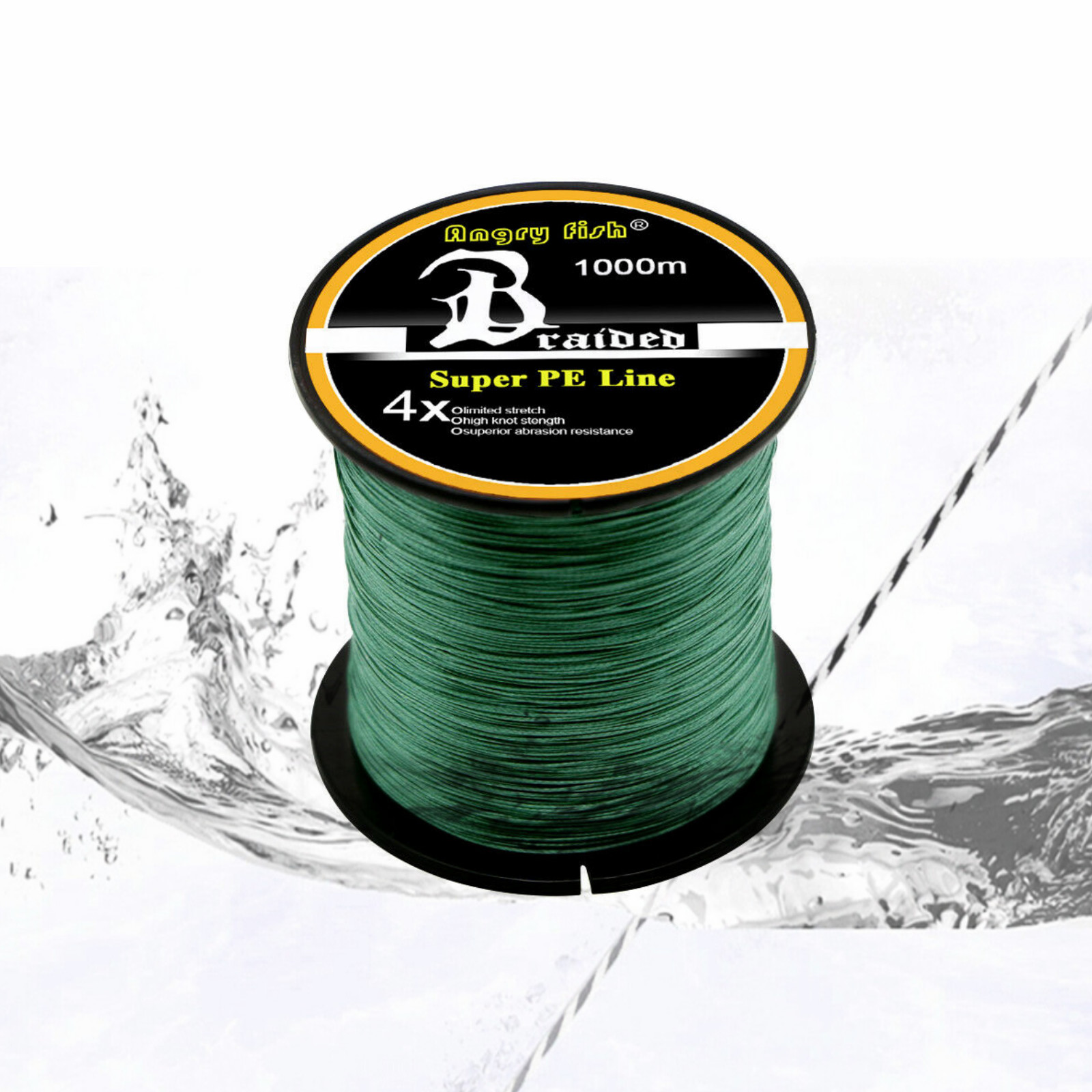 328 547 1094 Yards Super 4 Strands PE Test Braided Fishing Line Spool 9 Colors