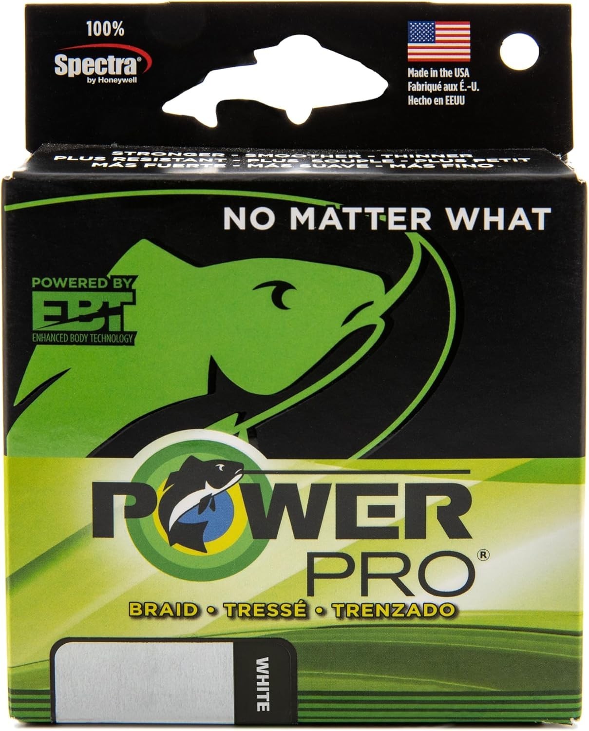PowerPro 10 lb/500 yd Braided Fishing Line – Vibrant Yellow for All Anglers