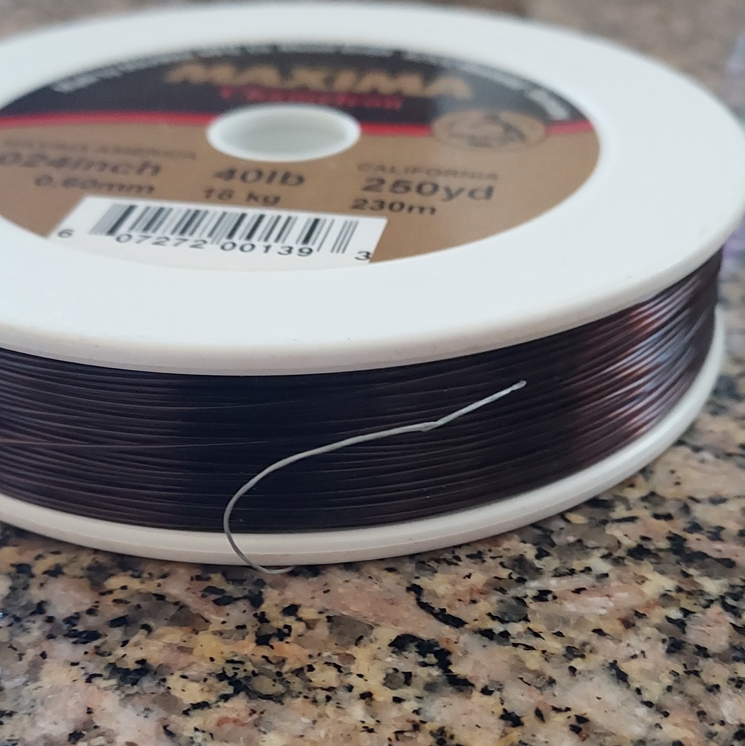 Lot Of 5 Spools Vintage German Maxima Chameleon Monofilament Fishing Line Brown