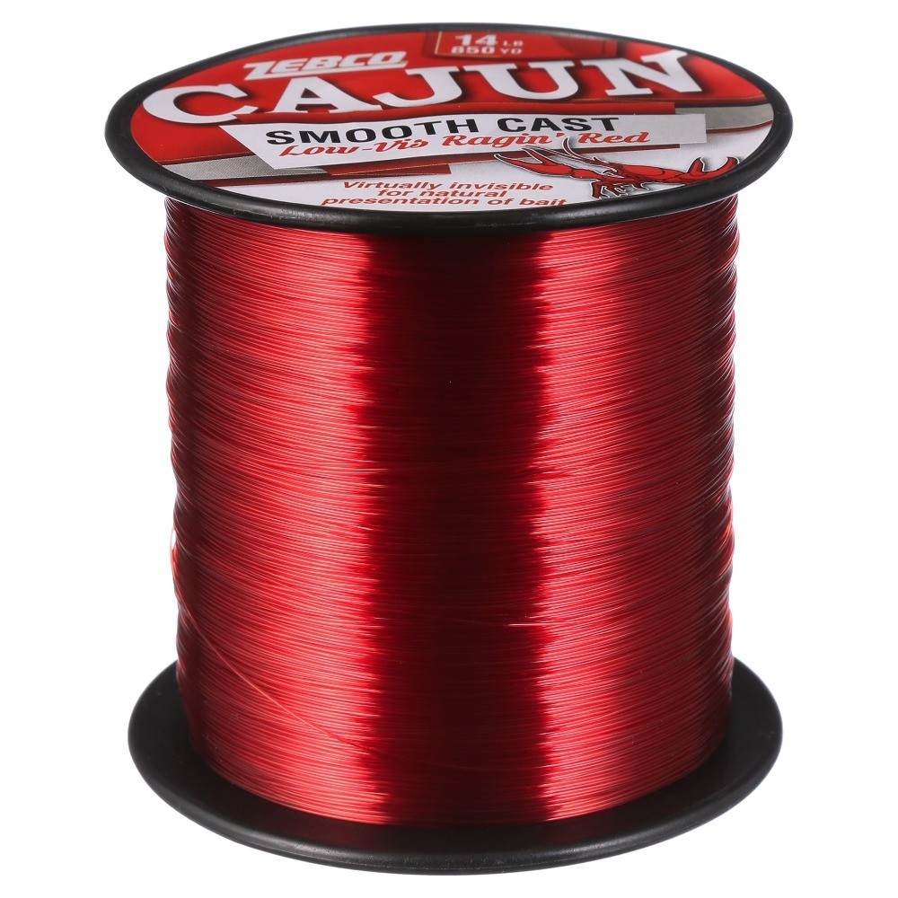 Smooth Cast Low Visibility Ragin’ Red Fishing Line 14 lb Test