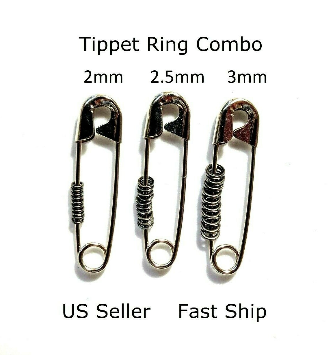 Tippet Rings COMBO 2mm 2.5mm 3mm Czech/Euro Nymph Fly Fishing Leader Tippet Ring