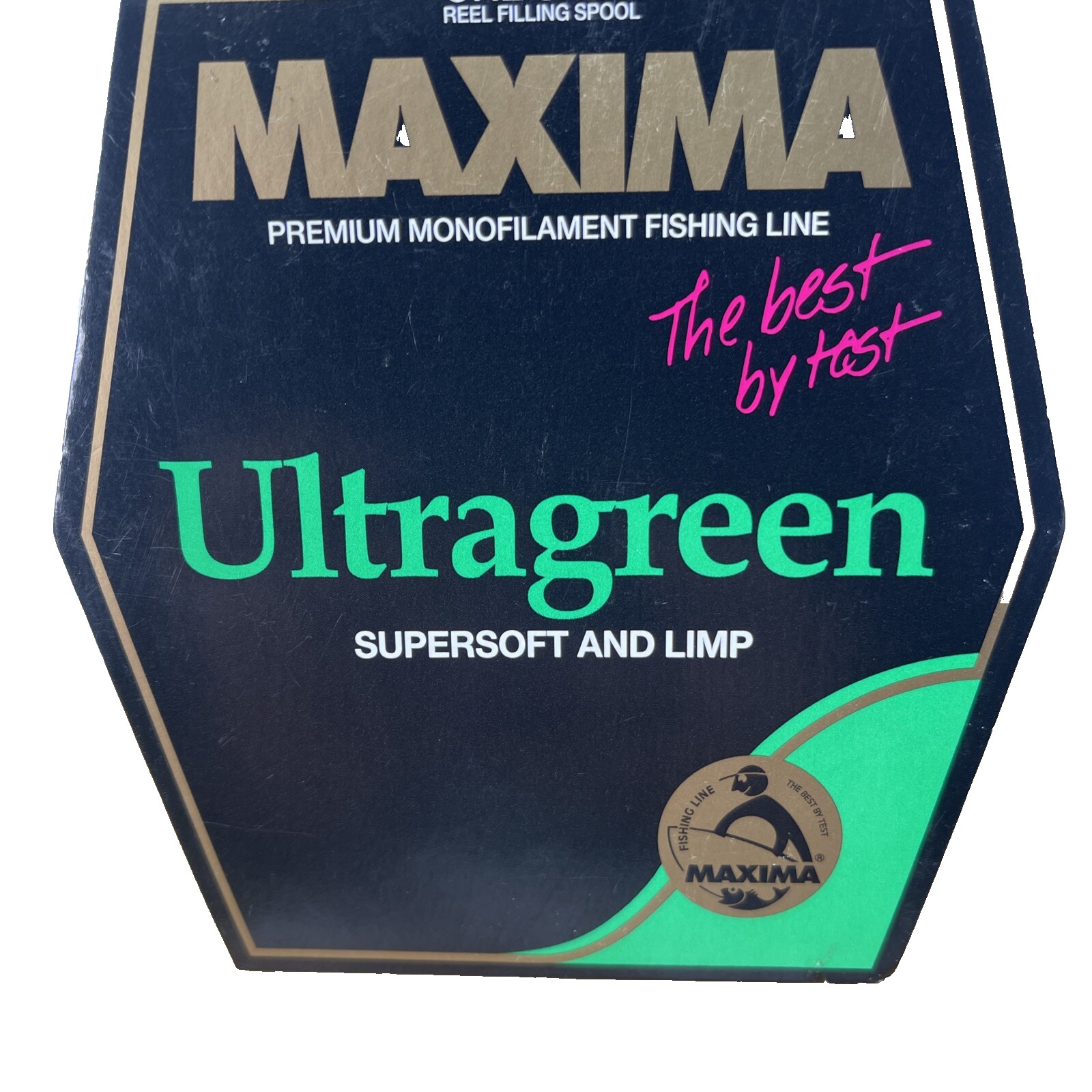 VTG NEW OLD STOCK Maxima One Shot 6 Lb Test Fishing Line 250 Yards Ultragreen