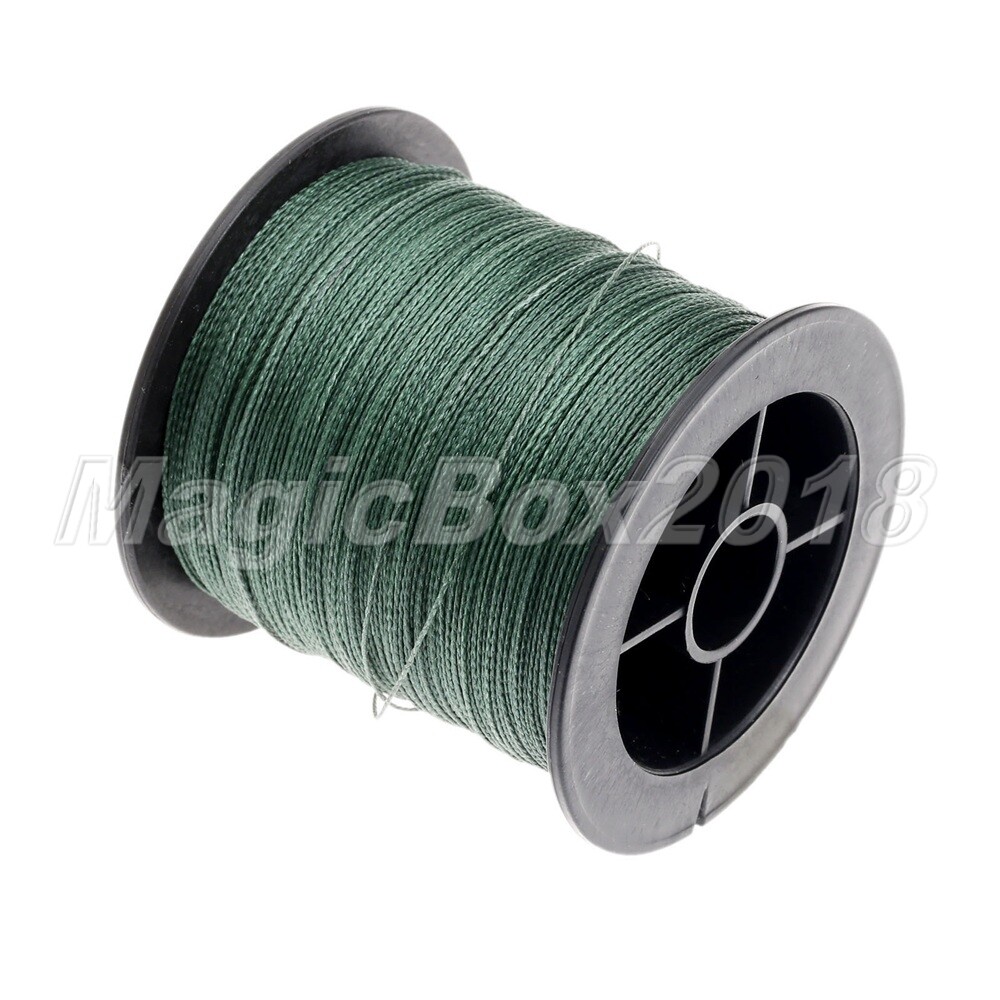 100/300/500/1000M Green Strong Dyneema Extreme Braided Sea Fishing Line