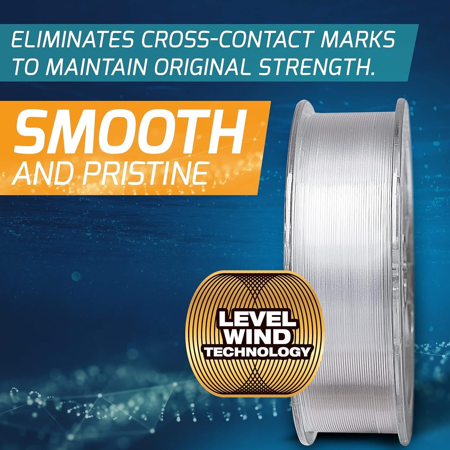 100% Fluorocarbon Fishing Leader Line, Clear, Multiple Sizes