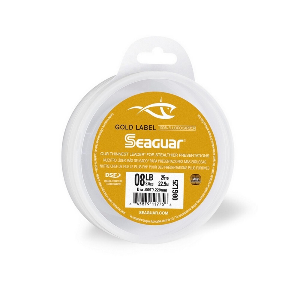 Seaguar SW Gold Label 100 Fluorocarbon Fishing Leader 25 yd Leader