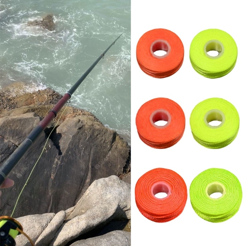3 Rolls Rock Fishing Cotton Knot Line Wear Resistant Cotton Knot Stop Line
