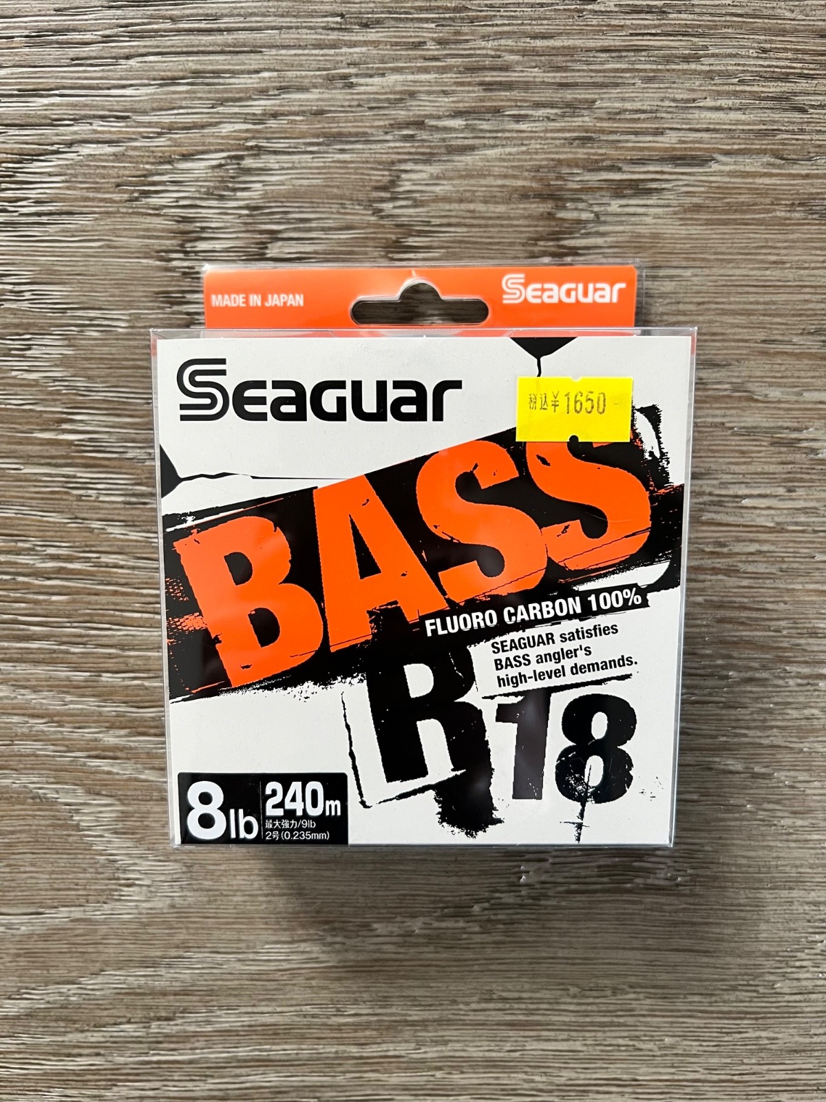 SEAGUAR KUREHA R18 BASS 240m JDM 100% Fluorocarbon Fishing Line FREE U.S. SHIP