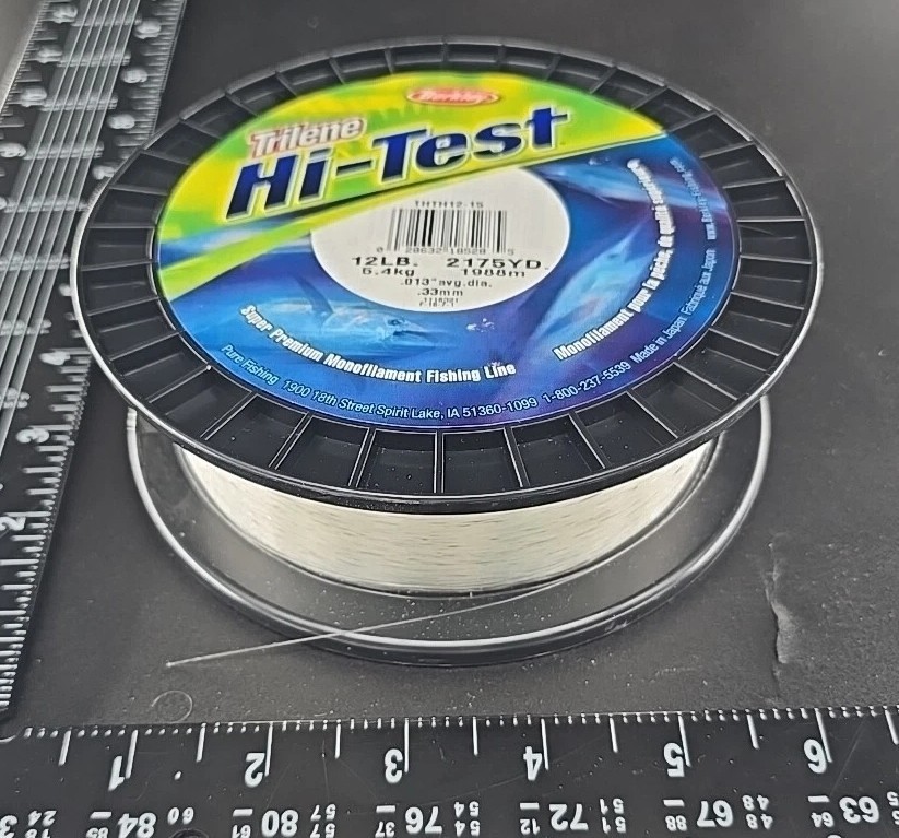 12lb Berkley Trilene Hi-Test Monofilament Super Premium Fishing Line Clear