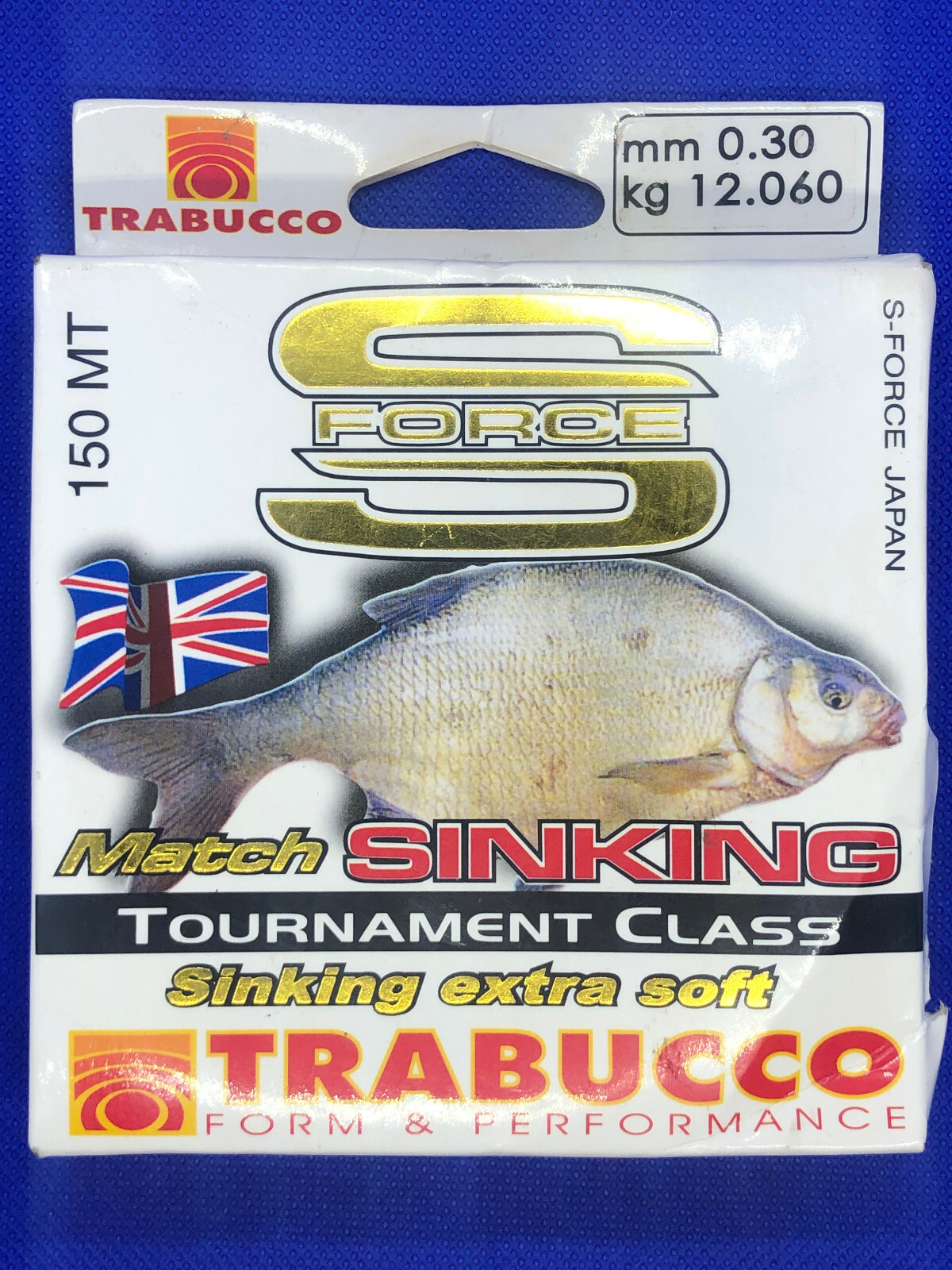 S-Force Japan Premium Match Sinking Fishing Line 150mt 0.3mm 12.06Kgs